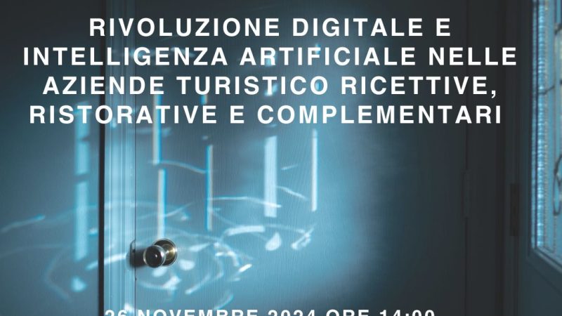 RIVOLUZIONE DIGITALE E INTELLIGENZA ARTIFICIALE NELLE AZIENDE TURISTICO RICETTIVE RISTORATIVE E COMPLEMENTARI (003)